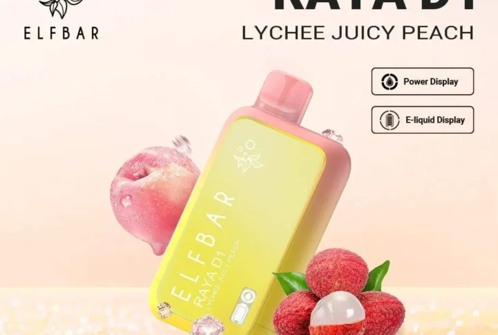 ELF BAR RAYA D1 – Lychee Juicy Peach