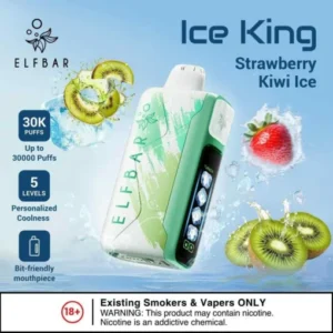 Elf Bar Ice King – Strawberry Kiwi Ice – 30K