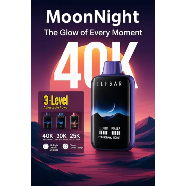 Elf Bar Moon Night 40K – Peach Berry