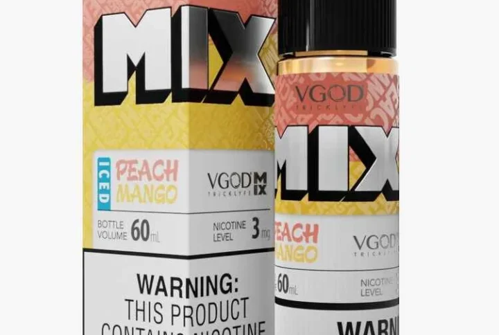 Vgod Salt- Iced Peach Mango