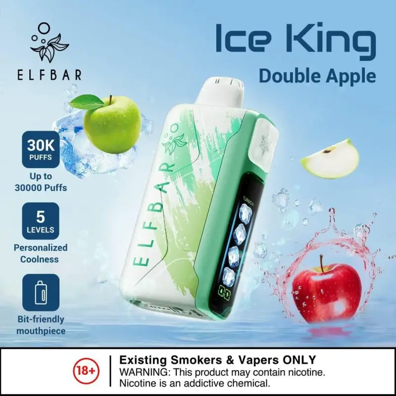 Elf bar ice king Double apple