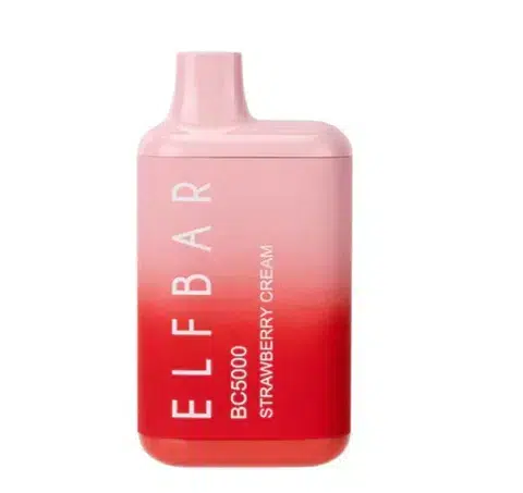 ELF BAR BC5000 Strawberry Cream 5% (50mg) & 2% (20mg)