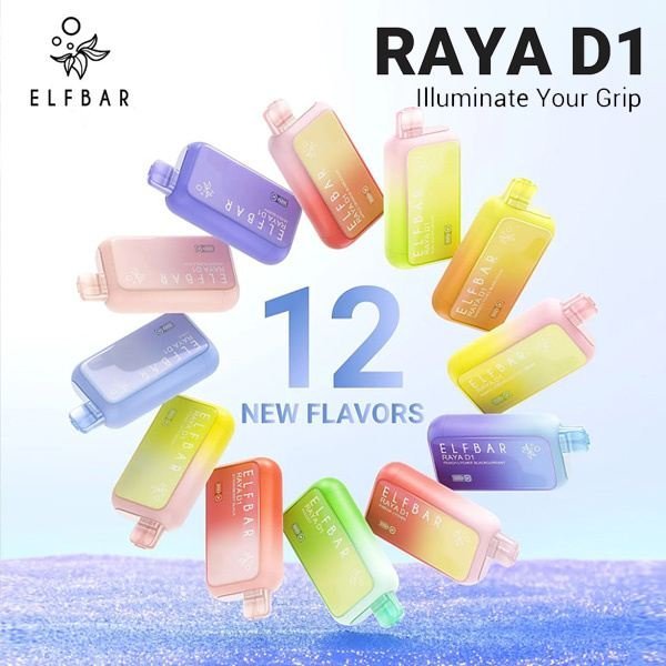 ELF BAR RAYA D1 Strawberry Banana (13000 Puffs)