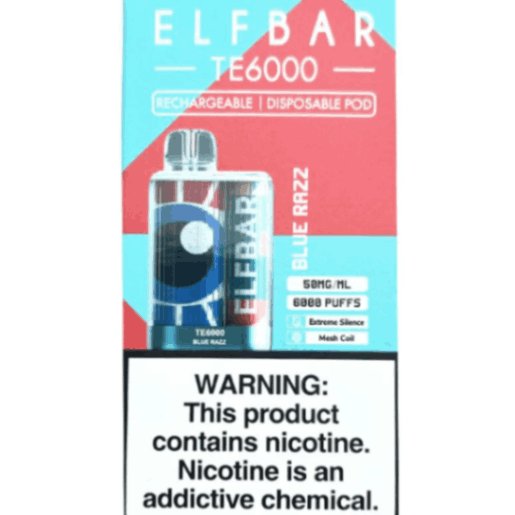 ELF BAR TE6000 – Blue Razz ice