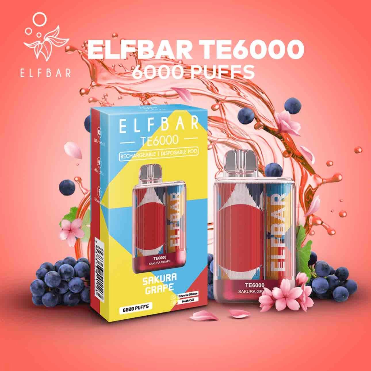 Sakura Grape - ELF BAR TE6000