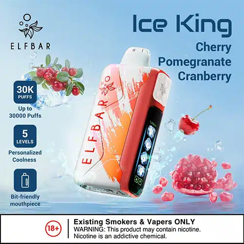 Elf Bar Ice King Cherry Pomegranate Cranberry