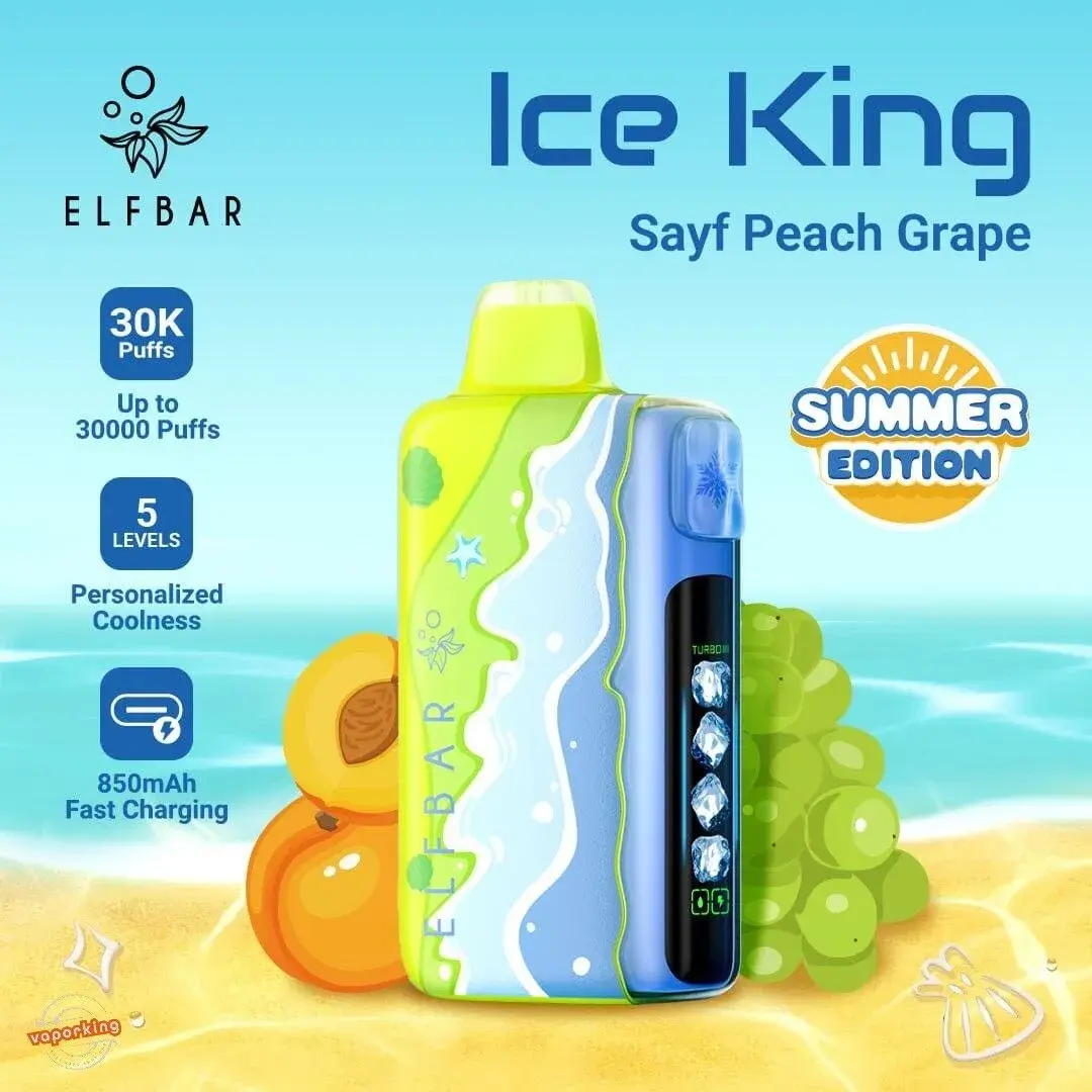 Elf Bar Ice King Sayf Peach Grape