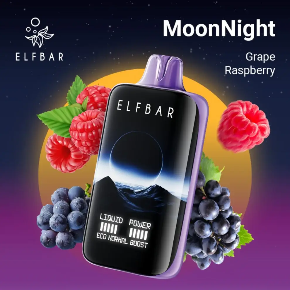 Elf Bar Moon Night 40K – Grape Raspberry