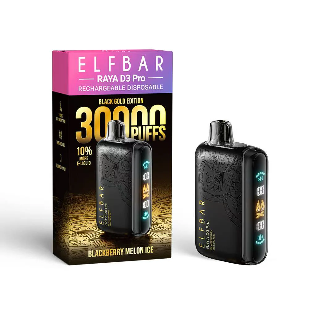 Elf Bar Raya D3 Pro 30 K – Blackberry Melon Ice