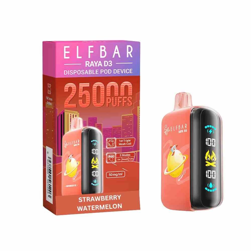 ELF BAR RAYA D3 Strawberry Watermelon