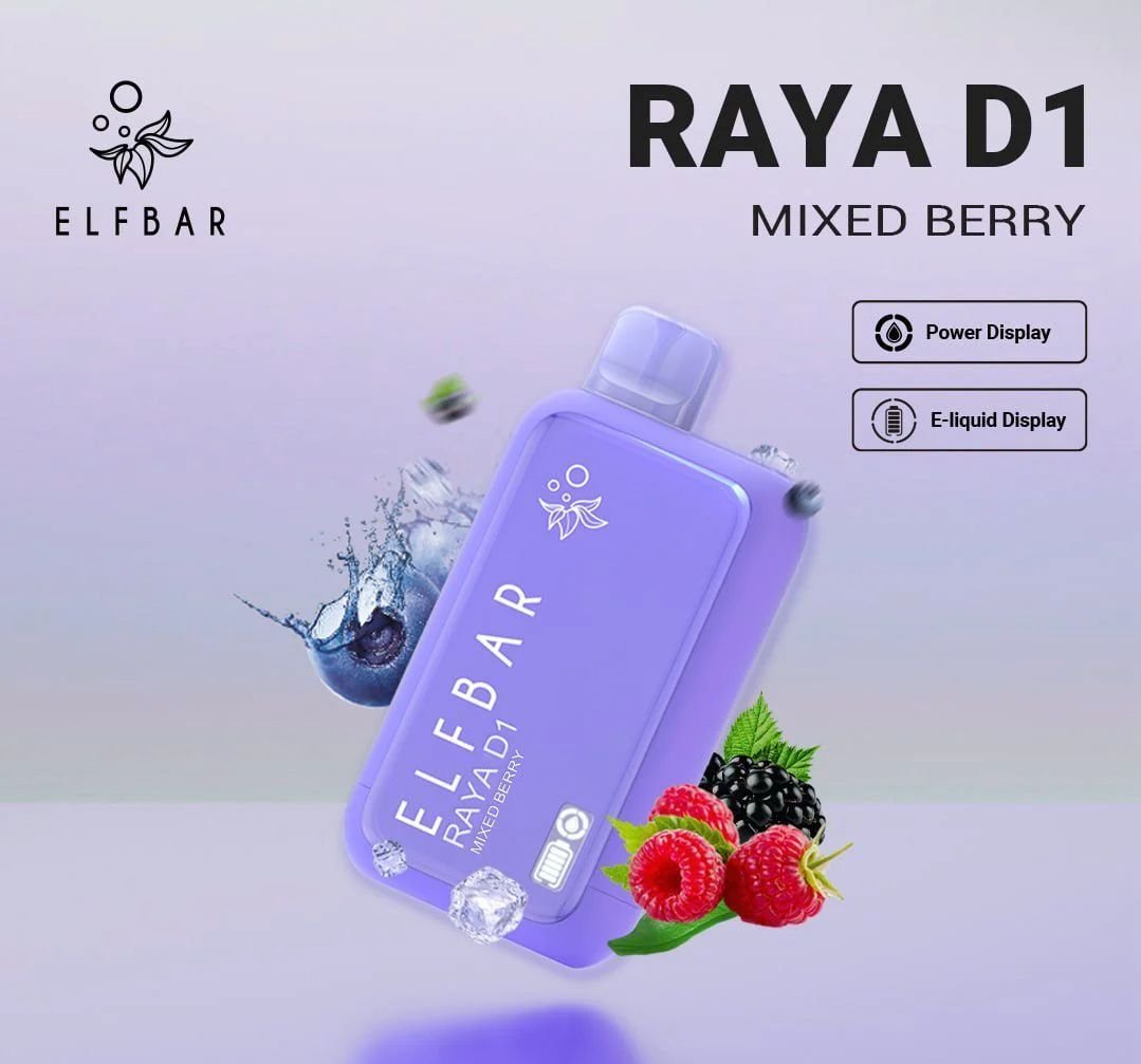 ELF BAR RAYA D1 – Mixed Berry – 13000 Puffs