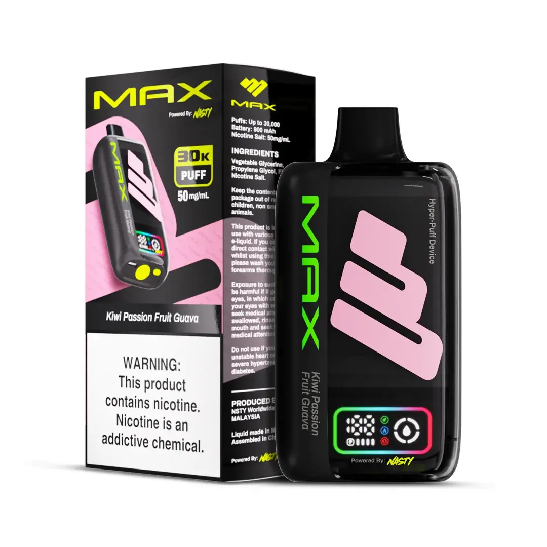Nasty Max 30K Kiwi Passion Fruit Guava