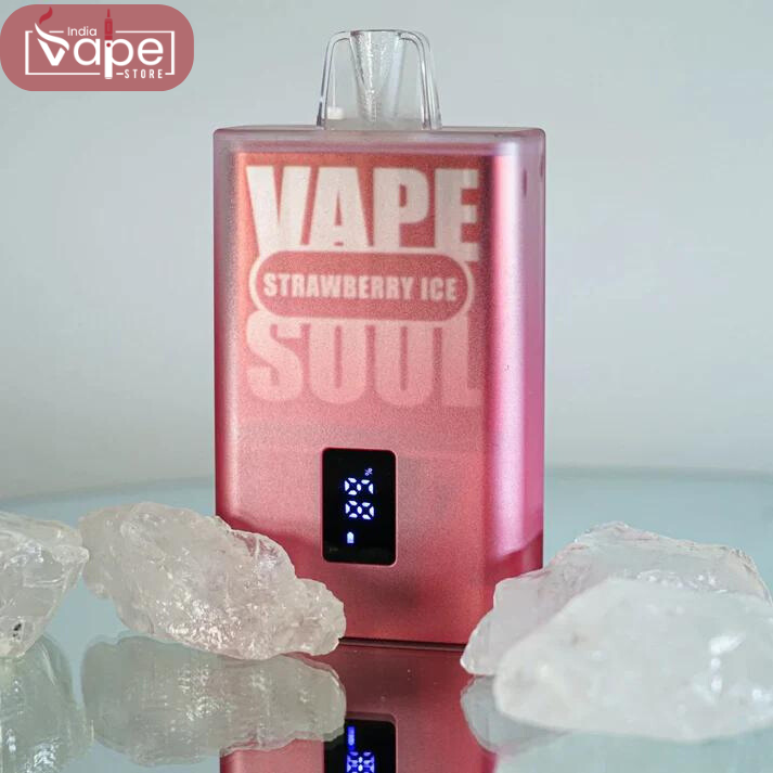 Strawberry ice - Vapesoul LCD (12000 Puffs)