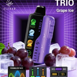 Elf Bar Trio - Grape Ice - 40k Puffs
