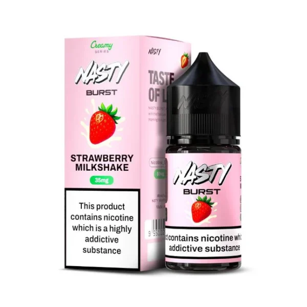 Nasty Burst Nic salts Strawberry Milkshake