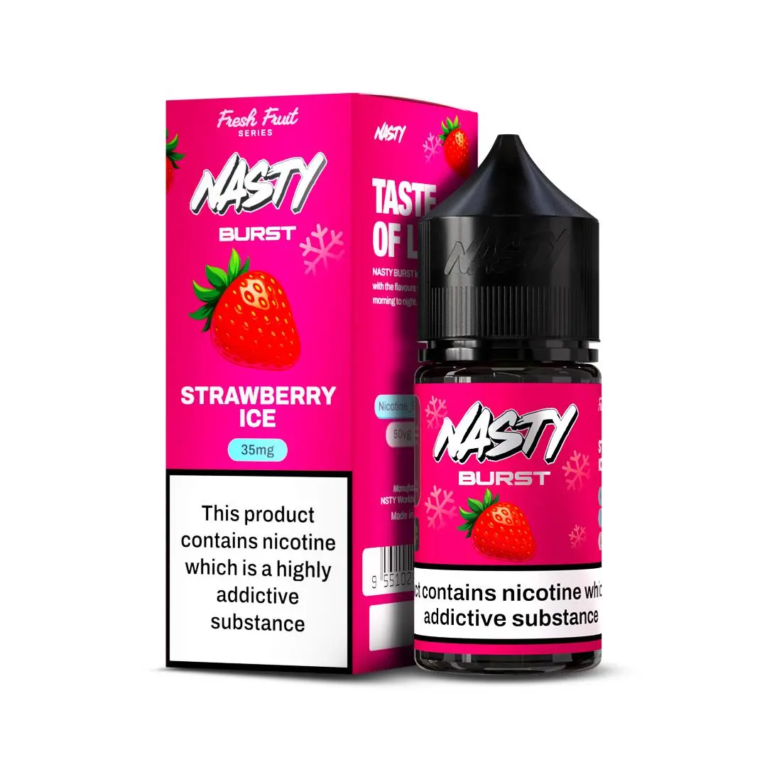 Nasty Burst Nic salts Strawberry ice