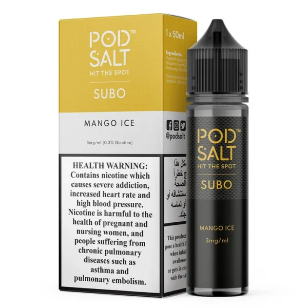 Pod Salt Freebase Mango Ice