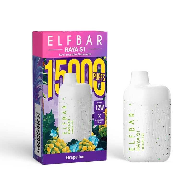 ELF BAR RAYA S1 15K Puffs Grape Ice