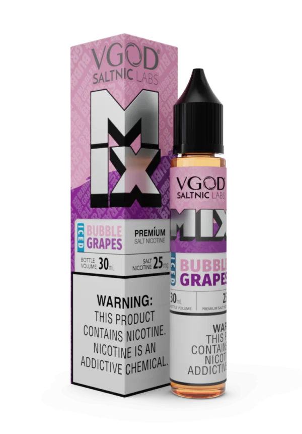 VGOD Mix Iced Bubble Grapes Nicotine salt India