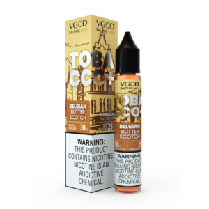 VGOD Tobacco Plus Belgian Butterscotch SaltNic Premium VGOD Vape Juice