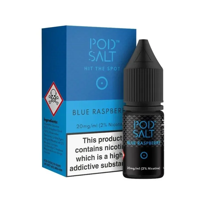 POD SALT BLUE RASPBERRY NICOTINE SALT
