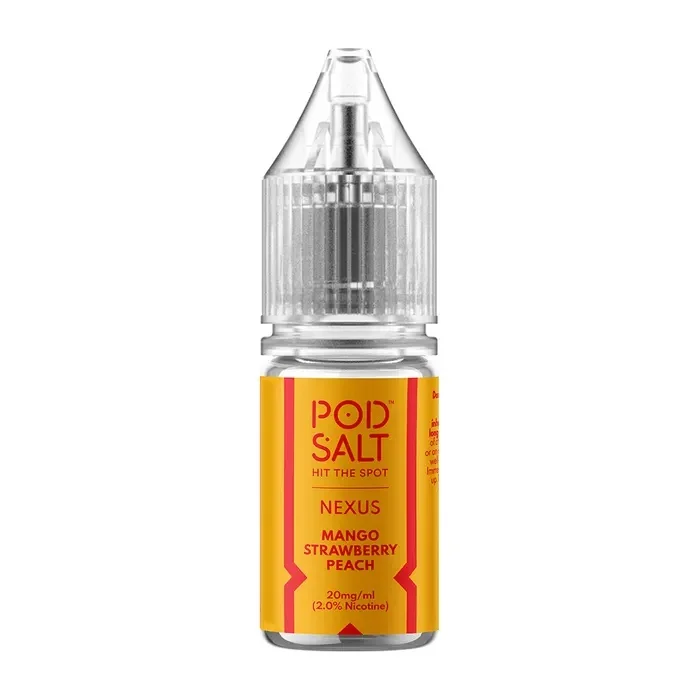 POD SALT Mango Strawberry Peach Nicotine Salt 1