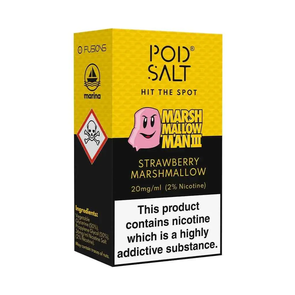 POD SALT Strawberry Marshmallow NICOTINE SALT 2