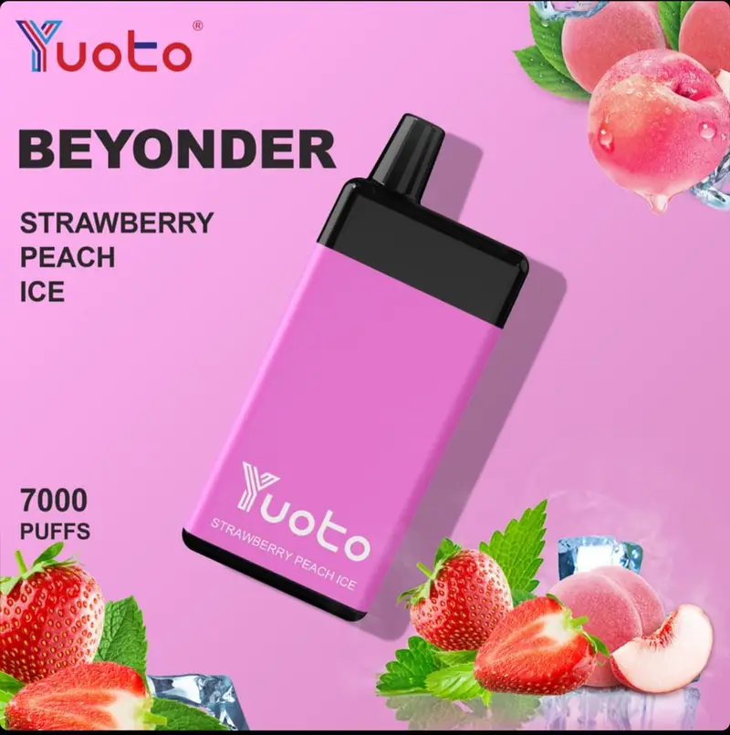 Strawberry Peach Ice – Yuoto Beyonder – 7000 Puffs